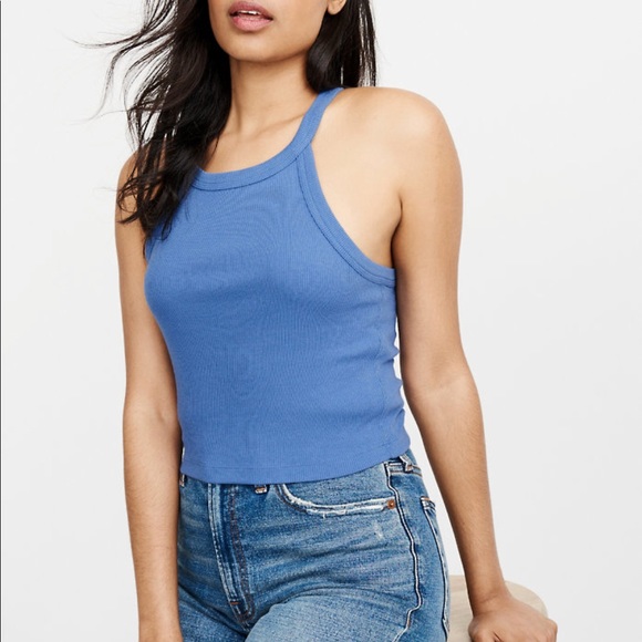 Brand new Abercrombie cropped tank top - Picture 3 of 7